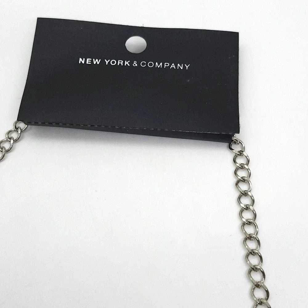 Nwt New York‎ And Co Purple Beaded Bib Necklace